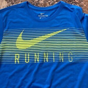 NWT Men’s Bright Blue Dri Fit Running Tee, Sz M